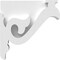Ekena Millwork Florence Architectural Grade PVC Corbel, 1 7/8"W X 6"D X 6"H CORP01X06X06FL - alternate 2